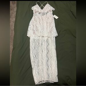 For Love And Lemons Lace Tiered Dress